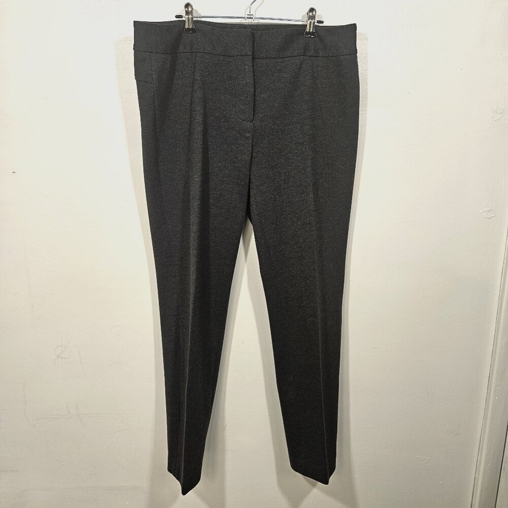 Victor Alfaro Women's Size 12 Charcoal Grey Stretch Dress Pants (SH17)